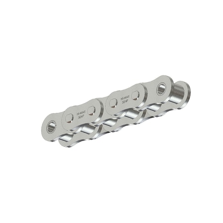 Senqcia Hi-Max 50NpRiv Np ASME/ANSI StdRllrChn Sgl 100Ft Rl 5/8" Pit, 50Nphmr100, PK100 50NPHMR100